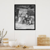 Poster Famille afro-américaine sur la plantation de Smith (Cuisine)