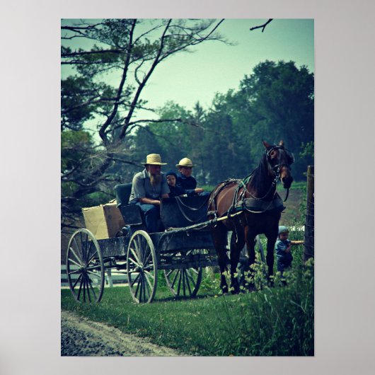 Poster Famille Amish (Devant)