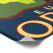 Poster Famille Beaver - Eugene, Oregon (Coin)