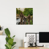 Poster Famille Bigfoot (Bureau à domicile)