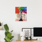 Poster Famille Comme Branches Sur Un Arbre (Bureau à domicile)