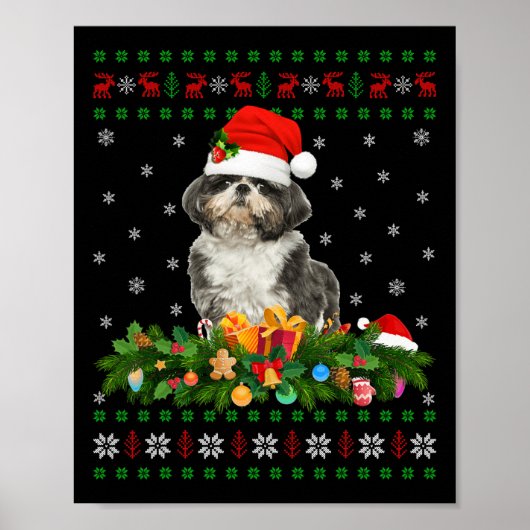 Poster Famille Correspondant Noël Éclairage laide Chih Tz (Devant)