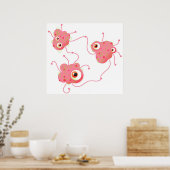 Poster Famille de bactéries (Cuisine)