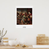 Poster Famille De Chats Par Steen Jan (Cuisine)