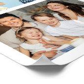 Poster Famille de collage photo Monogramme (Coin)