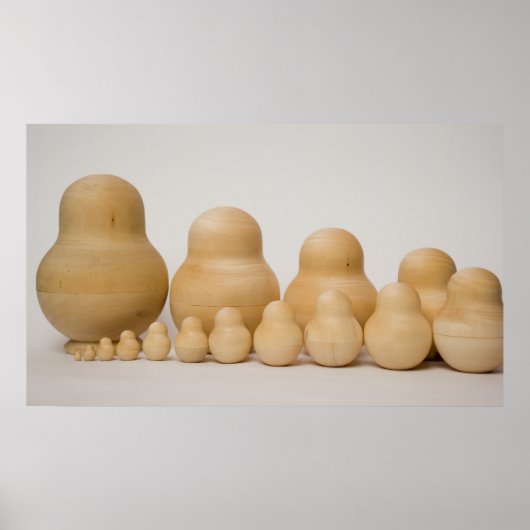 Poster famille de matrioshka (Devant)