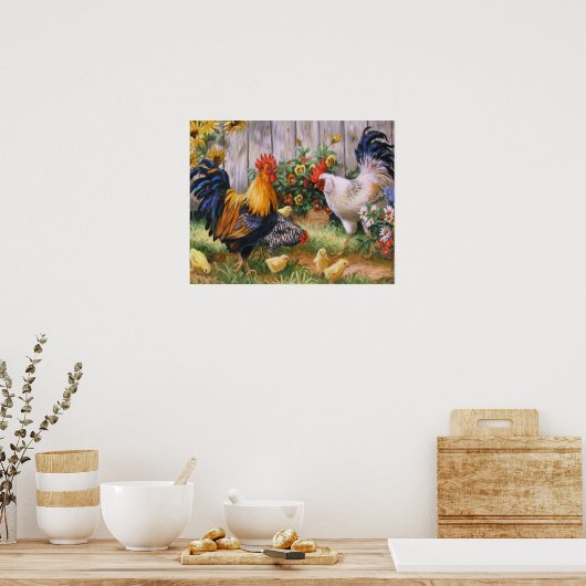 Poster Famille de poulet (Cuisine)