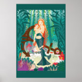 Poster Famille de sirènes (rousses) (Devant)