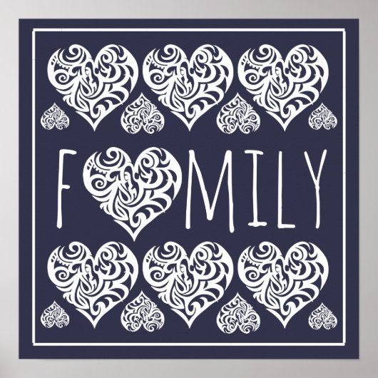 Poster Famille - Décor de bureau (Devant)