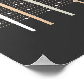 Poster Famille D'Éléphants Whimsical Dans La Forêt Et Le (Coin)