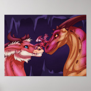 Poster Famille des Dragons