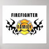 Poster Famille des pompiers (Devant)