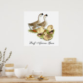 Poster Famille d'oies africaines (Cuisine)