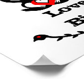 Poster Famille d'oies Inséparables d'oies soyeux (Coin)