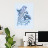 Poster Famille Dolphin (Bureau à domicile)