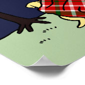 Poster Famille du Labrador jaune et étoile Sky (Coin)