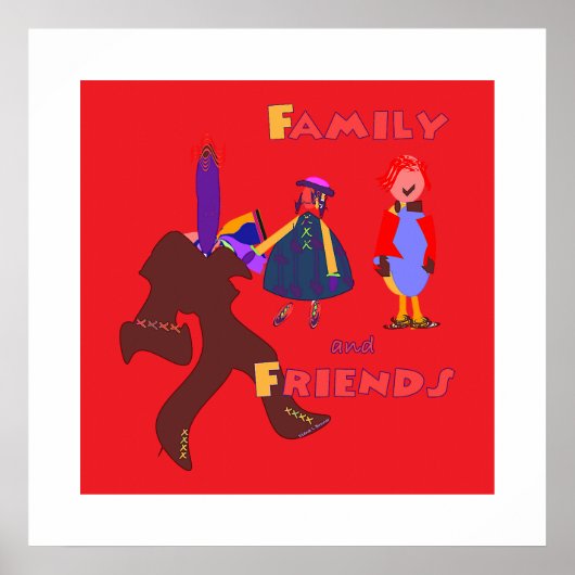 Poster Famille et Amis (Devant)