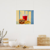 Poster Famille Fast Food (Cuisine)