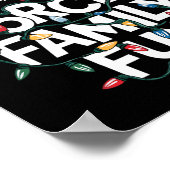 Poster Famille forcée Amusants Sarcastique Noël Drôle Noë (Coin)