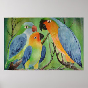 Poster famille heureuse