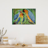 Poster famille heureuse (Cuisine)