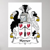 Poster Famille Homer Crest (Devant)