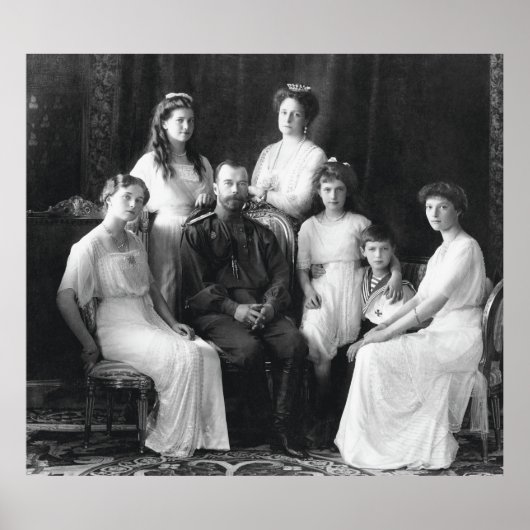 Poster Famille impériale russe, Maison de Romanov (1913) (Devant)