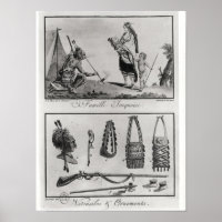 Famille Iroquois, bras et ornements