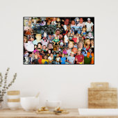 Poster Famille Justin Collage (Cuisine)