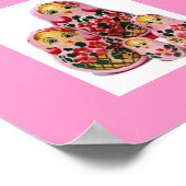 Poster Famille Matryoshka (Coin)