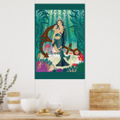 Poster Famille Mermaid (Cuisine)