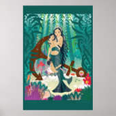 Poster Famille Mermaid (Devant)