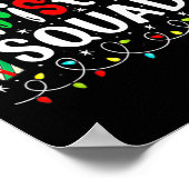 Poster Famille Noël 2023 Santa Hat Crew Fun Femmes Hommes (Coin)