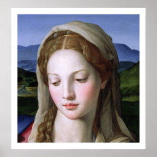 Poster Famille sainte avec St Anne et le St John