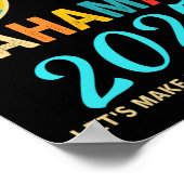 Poster Famille Vacation Bahamas 2025 Groupe de jumelage é (Coin)