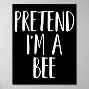 Poster Familles d'abeilles à l'halloween pour femmes homm