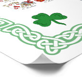 Poster Familles d'Irlande - Armoiries (Coin)