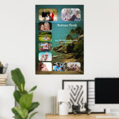 Poster Family Beach Dream 0026 Art Imprimer (Bureau à domicile)