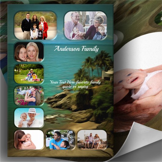 Poster Family Beach Dream 0026 Art Imprimer