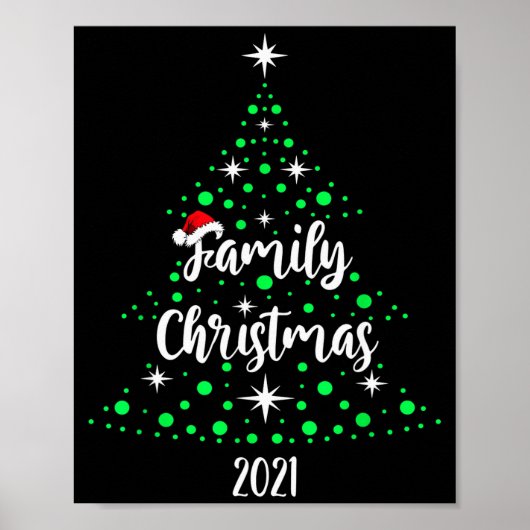 Poster Family Christmas 2021  (Devant)