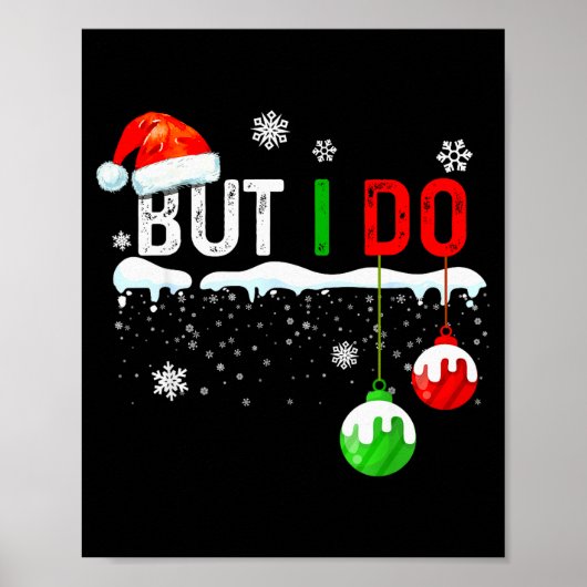 Poster Family Christmas Pajamas Matching But I Do (Devant)