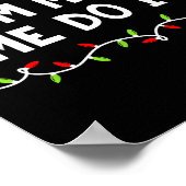 Poster Family Christmas Shirt I Don't Do Matching Outfits (Coin)