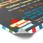 Poster Family Literacy Bingo Night événement modèle (Coin)