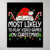 Poster Family Matching Most Likely To Play Video Games On (Devant)