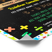 Poster Family Math Night événement modèle (Coin)