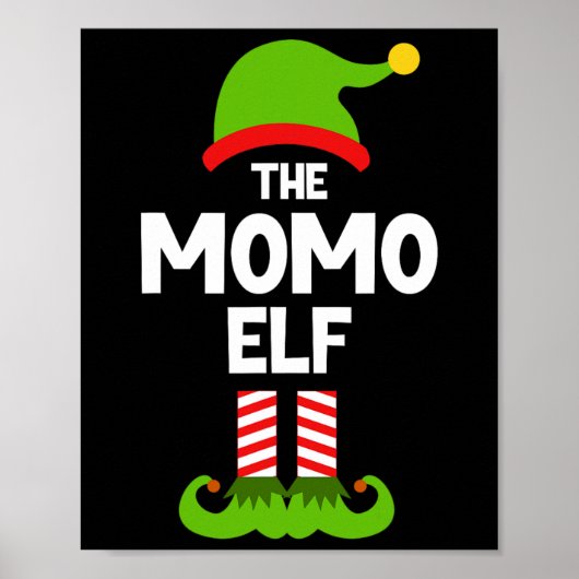 Poster Family Momo Elf Christmas Matching Pajama Funny (Devant)