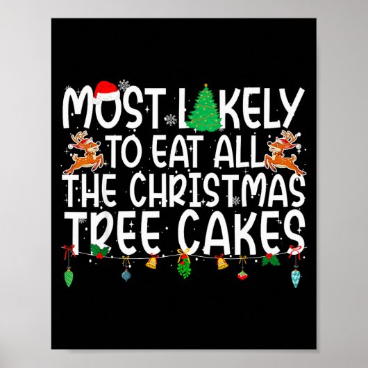 Poster Family Most Likely To Eat All The Christmas Tree C (Devant)