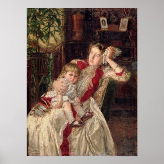 Poster Family Quarrel, 1890 (Devant)
