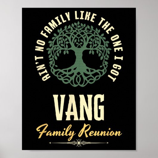 Poster Family Reunion 2025 Matching Design - Vang  (Devant)