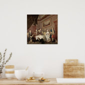 Poster Family Strode Family Portrait par William Hogarth (Cuisine)